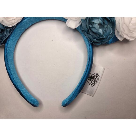 Disney Union Jack Crown Floral Minnie Mouse Ear Headband - Picture 4 of 5